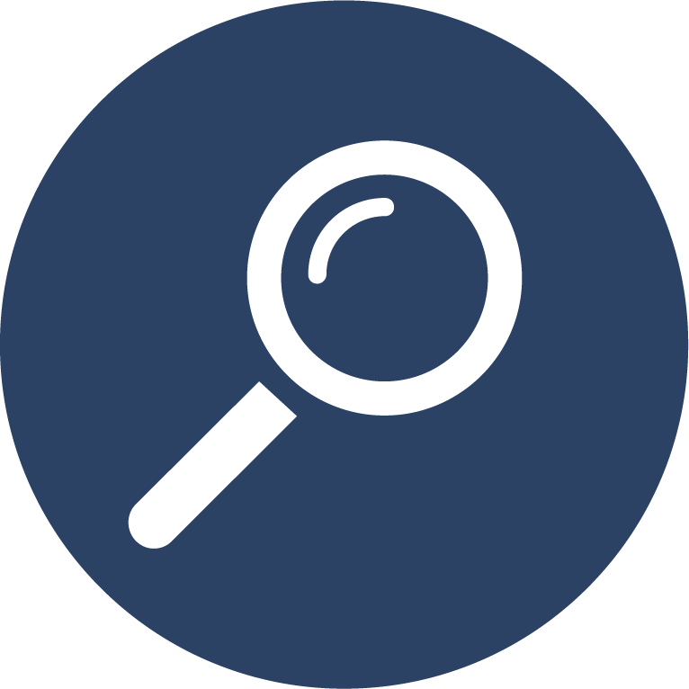 Magnifying glass - search icon