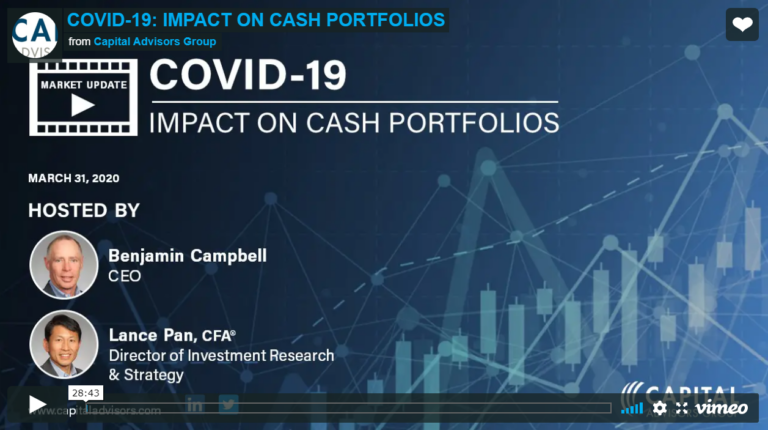 COVID-19: Impact on Cash Portfolios